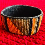 Beaded Leather Cuff Bracelet 4