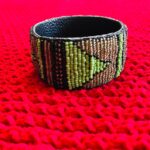 Beaded Leather Cuff Bracelet 5
