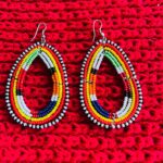 Multicolor Beaded Earrings 1